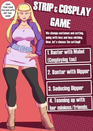 Gravity Falls Pacifica Porn Big Ass - Pacifica Strip Game [Banjabu] (Gravity Falls) - Porn Cartoon Comics