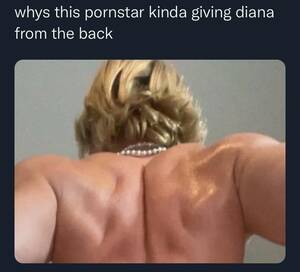 diana princess - Why is this pornstar kinda giving Diana from the back : r/BrandNewSentence