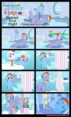 Mlp Bad Teacher Porn - Dashie's First Flight by MLP-Silver-Quill.deviantart.com on @deviantART