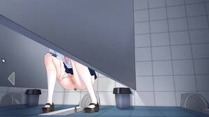 Anime Toilet Poop Porn - Anime girl poops in the toilet - ThisVid.com