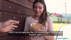 cash for public - First Fuck For Cash In Public in Her Life - Porn Video