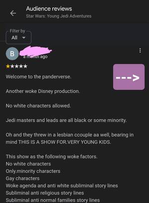 jedi star wars lesbian porn toons - Imagine getting this tilted over a cartoon for toddlers ðŸ’€ Bonus points for  random homophobia and multiple paragraphs of White Replacement Theory :  r/saltierthankrayt