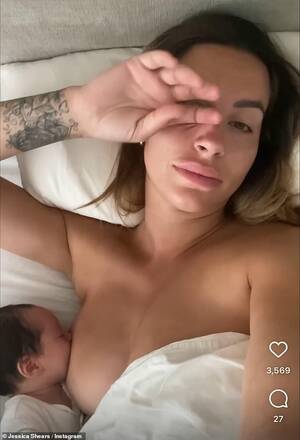 Jessica Rose Porn - Love Island's Jessica Shears shares candid breastfeeding video with baby  son, 2 months | Daily Mail Online