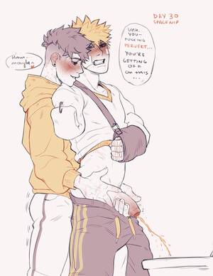 Gay Pee Porn In Ear - Rule34 - If it exists, there is porn of it / spacenipnops, izuku midoriya,  katsuki bakugou / 3462201