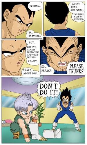 Dragon Ball Z Trunks Yaoi Porn Game - Trunks and his father Vegeta lol He Â· Dbz ...