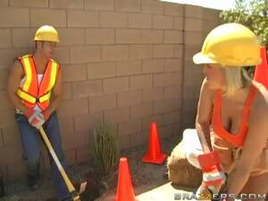 construction worker - Cute Blonde Construction Worker Slut Titty Fucks Co-worker : XXXBunker.com  Porn Tube