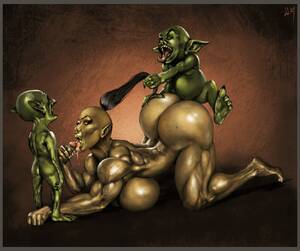 Female Orc Porn Goblin - Grasha the Orc with Goblins by blaherzebet - Hentai Foundry