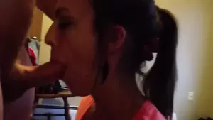 Gf Bj Deep Throat Porn - Deepthroat blowjob from busty girlfriend | xHamster