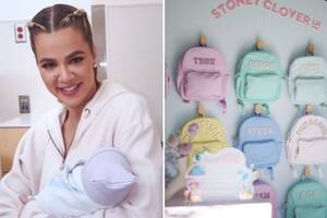 Girls Do Porn Khloe - Khloe Kardashian fans think she accidentally leaked her baby son's name as  they catch detail in background of new video | The US Sun