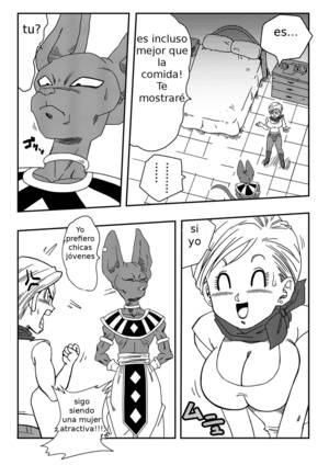 Dragon Ball Z Porn English Comics - Buen cÃ³mic el que traen hoy sobre la serie Dragon ball Super donde Bills  quiere destruir la Tierra y Bulma trata de convencerlo para que no lo haga.