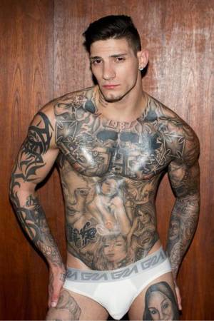 Bat Tattoo Porn - Will Social Media Pressure Stop the Gay Porn Industry from Hiring Racists?  #CameronDiggs #