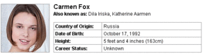 Carmen Fox Porn - Carmen Fox Nude & Porn Pics - MyPornstarBook.net