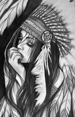 indian native american drawn porn - Art/Drawings/Sketches: American Indian Pencil Drawing By Kristen Sorrenson
