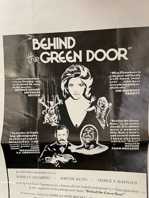 Marilyn Chambers Sex - Behind The Green Door 1973 Marilyn Chambers Adult Film Porn Star Poster  Porno | eBay