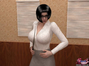 3d Shemale Teacher Porn - Seduced by Students. MILF teacher was deeply bonked in a classroom by  filthy futanari chicks