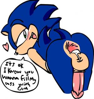 Anal Porn Sonic - e621 <3 after_sex anthro anus ass_up backsack balls blue_fur blush butt cum  cum_in_ass cum_inside dialogue