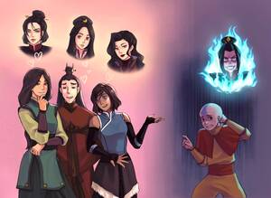 Cartoon Porn Katara All Grown Up - Fire Nation girls are something else [@KanaeDraws on Instagram] :  r/TheLastAirbender