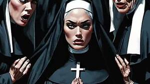 naughty nun cartoon porn - Nun Cartoon Porn - Naughty nuns getting nailed by big-dicked dudes in these  vids - CartoonPorno.xxx
