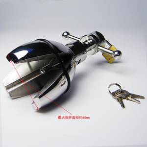 Anal Bondage Sex Toys - Its material is 304 stainless steel. This item is made entirely by hand. No  chrome plating and No nickel plating. Just hand-polished.