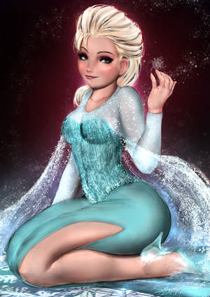 elsa frozen cg hentai - Elsa(Frozen) by OrionM