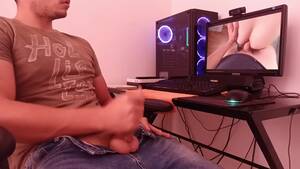 Jilling Off Watching Porn - I love watching gay porn and masturbating watch online