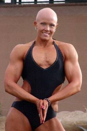Bald Muscular Women Porn - Four Buff Beauties