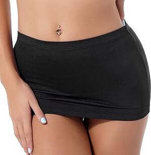 Black Mini Skirt Porn - YONGHS Womens Sexy See Through Sheer Micro Mini Thight Skirt Hip Skirt Porn  Allure Ultrashort Skirts Black Small at Amazon Women's Clothing store