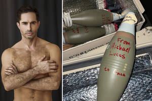 Michael Lucas Porn - Porn producer Michael Lucas posts signed Israeli rocket, faces boycott from  adult film stars