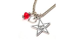 Chain Porn Star - ChubbyChicoCharms Porn Star Heart and Crystal 18\
