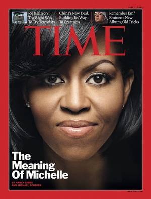 Michelle Obama Fucking Bill Clinton - PHOTO: Michelle Obama Pictured As Nude Slave in Spanish Magazine