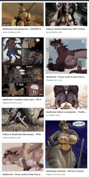 claw - Death claw pornã§æ¤œç´¢ã—ãŸã‚‰ä¸€æ¯å‡ºã¦ããŸ : r/lowlevelaware