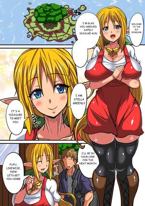 elf hentai doujin - Elf Oyako to Pakopako Ibunka Kouryuu! [Haneinu] Porn Comic - AllPornComic