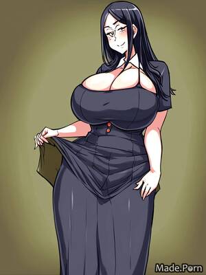 huge tits cartoon anal - Porn image of slicked hair thick bbw cartoon chubby big tits big ass  created by AI