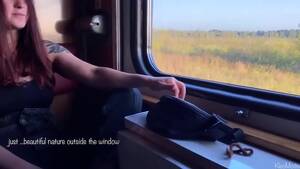 amateur train - Amateur fuck in train with my redhead wife KleoModel - XNXX.COM