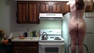 chubby nude cooking - Chubby Butt Ginger Cooks Ravioli before everything Expires! Naked in the  Kitchen Episode 18 - Pornhub.com
