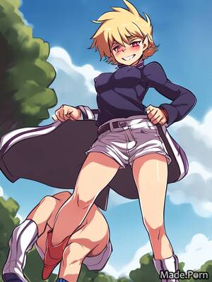 Anime Boots Porn - Porn image of sunrise topless high socks athlete boots running blonde  created by AI