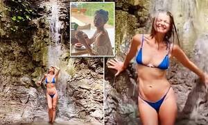 costa rica naked bikini beach - Paulina Porizkova shows off her supermodel figure in a bikini in Costa Rica  | Daily Mail Online