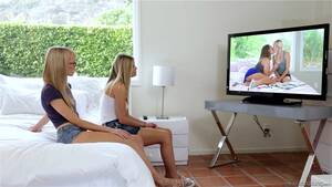 Girl Watching Porn Together - Two girls get horny watching porn and end up getting each... | Any Porn