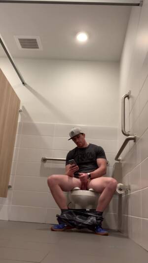 in public toilet room - Straight porn: ... CUMMING IN PUBLIC TOILET - ThisVid.com