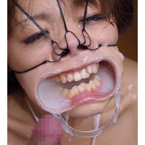 asian bukkake face - japanese bukkake