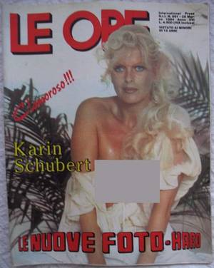 Italian Porn Magazine - ... Italian porn magazines in the year 1984. Karen Shubert (Le Ore 2) Karen  Shubert (Le Ore 1)