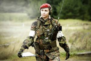 Army Girl Uniform Porn - women military germany bundeswehr beret psyop image - Females In Uniform  (Lovers Group)