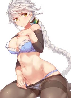 anime white hentai - Yamaarashi's Unryuu Sexy Anime Girl white hair anime girl panty shot sexy  hentai girl big tits anime babe sexy anime girl in bikini White Hair sexy  Thick ...