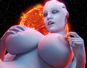 Alien Planet Giant Women Porn - Rule 34 - 1girls 3d alien alien girl alien only big breasts blue skin  breasts crush envlight erect nipples female female focus female only front  view giantess liara t'soni mass effect nipples