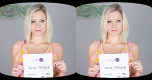 Blonde Virtual Porn - 097 - Porn Newbie in VR Casting