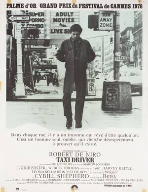 French Taxi Driver - Taxi Driver Original 1976 French Moyenne Movie Poster - Posteritati Movie  Poster Gallery