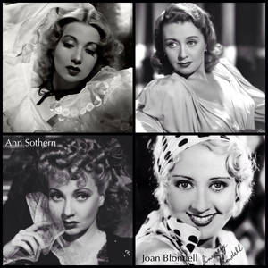 Ann Sothern Porn - Hollywood Look-A-Likes: Joan Blondell(right) and Ann Sothern(left) where  two major Hollywood Actresses with very strong resemblances.