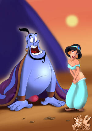 blue cartoon sex - Aladdin - [XL-Toons] - Jasmine Enjoys Sex With Genie And His Big Blue Cock  fuck