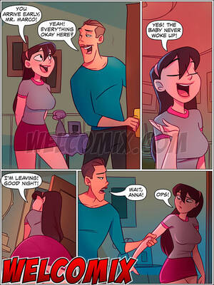 Masturbating Babysitter Porn Comic - The Naughty Home â€“ A Perfect Babysitter: Sucks the handsome guy's dick,  giving him the love