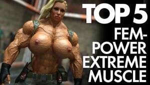muscle babes - 3D Muscle Girls | 3D Female Bodybuilders
